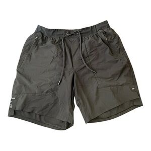 lululemon Men's Black License to Train Athletic Shorts LARGE Unlined 7.5” inseam